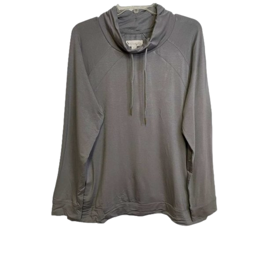 Koolaburra by UGG Brushed Back French Terry Funnel Pullover LARGE (313)